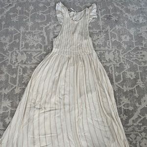Free People Chambray Butterflies midi dress